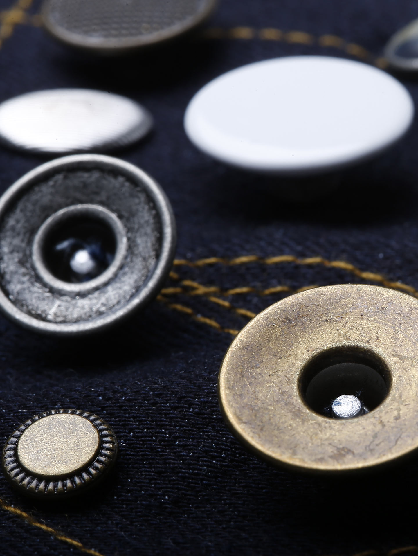 Denim Buttons | 10